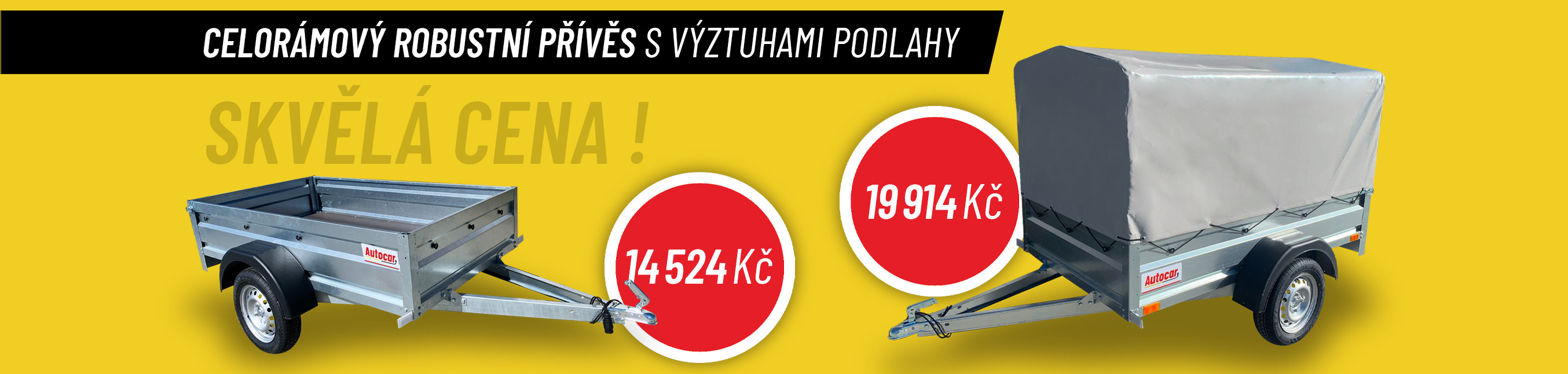 přívěsný vozík v skvělé cene